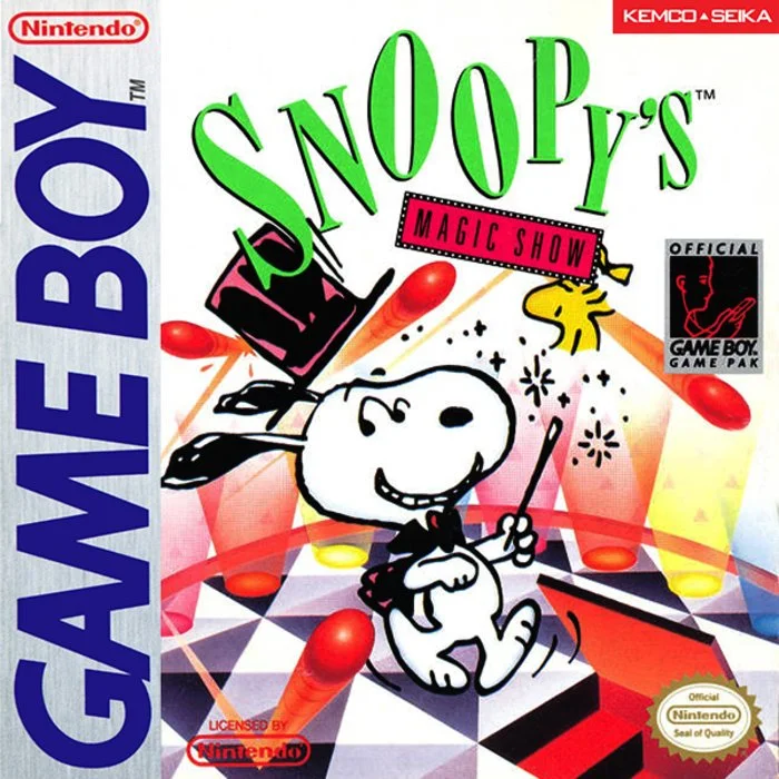 Jaquette de Snoopys Magic Show sur Game Boy