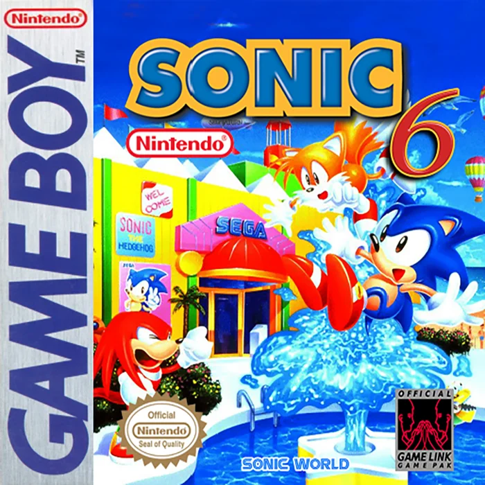 Jaquette de Sonic 6 sur Game Boy