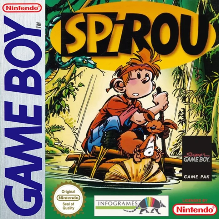 Jaquette de Spirou sur Game Boy