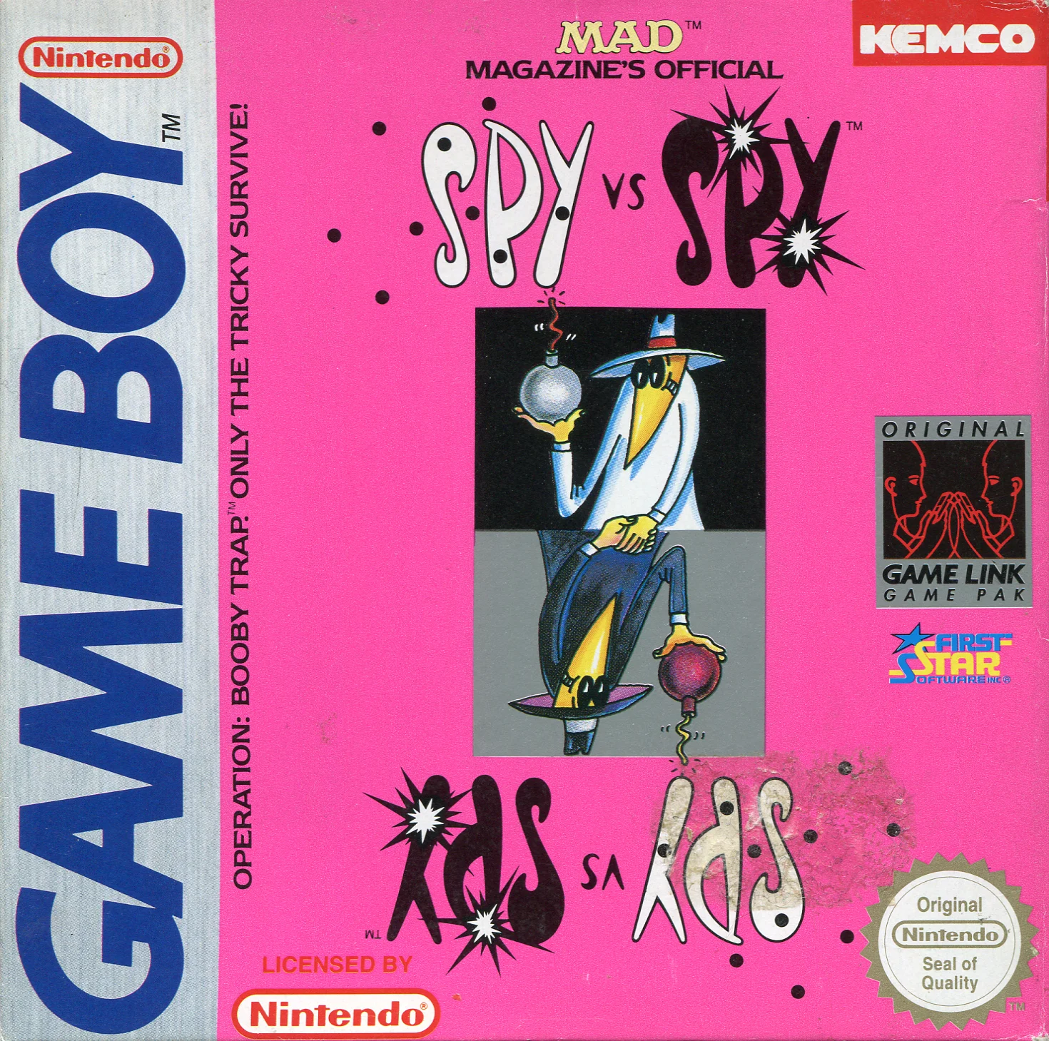 Jaquette de Spy vs Spy Operation Boobytrap sur Game Boy