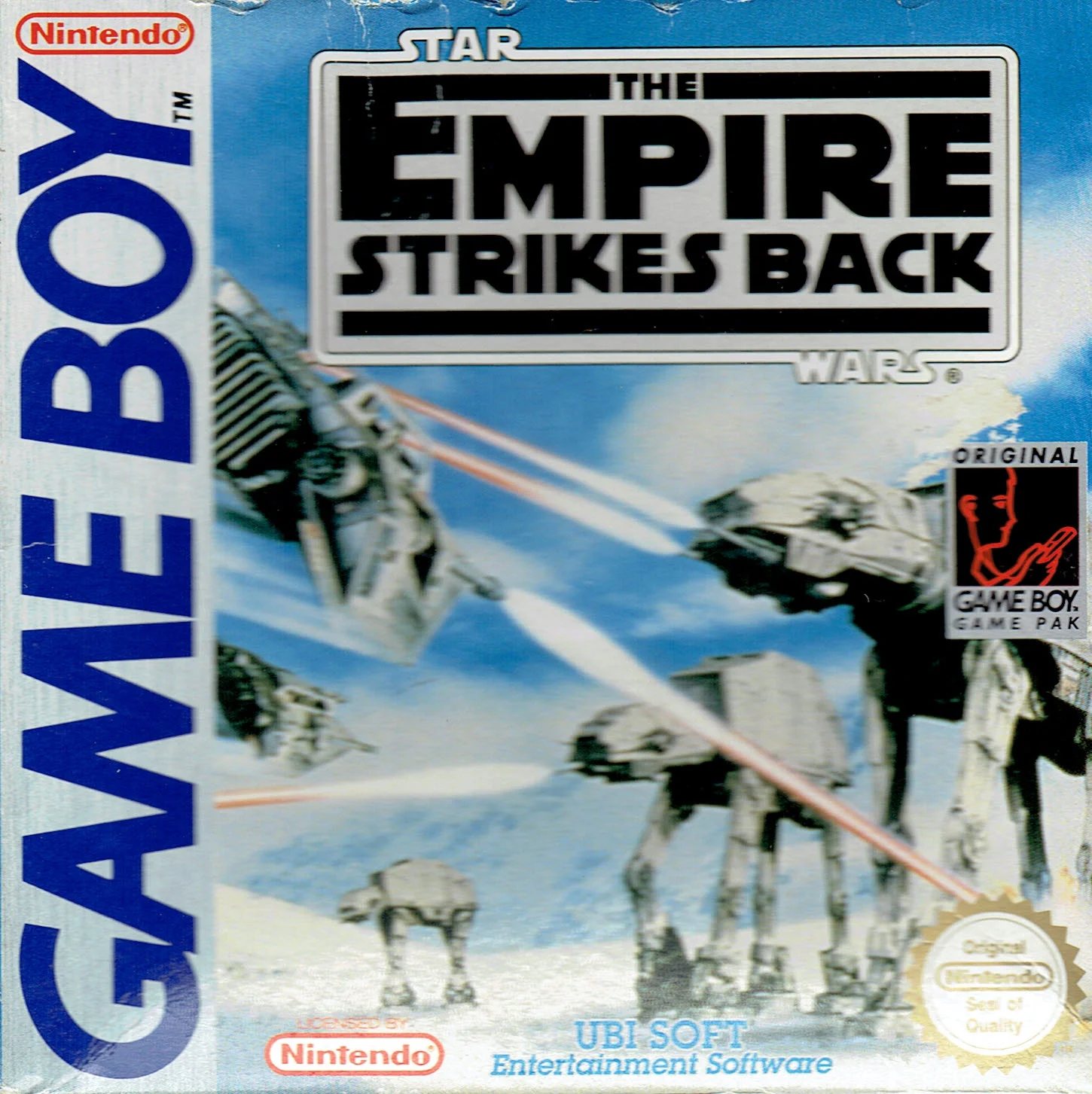 Jaquette de Star Wars The Empire Strikes Back sur Game Boy