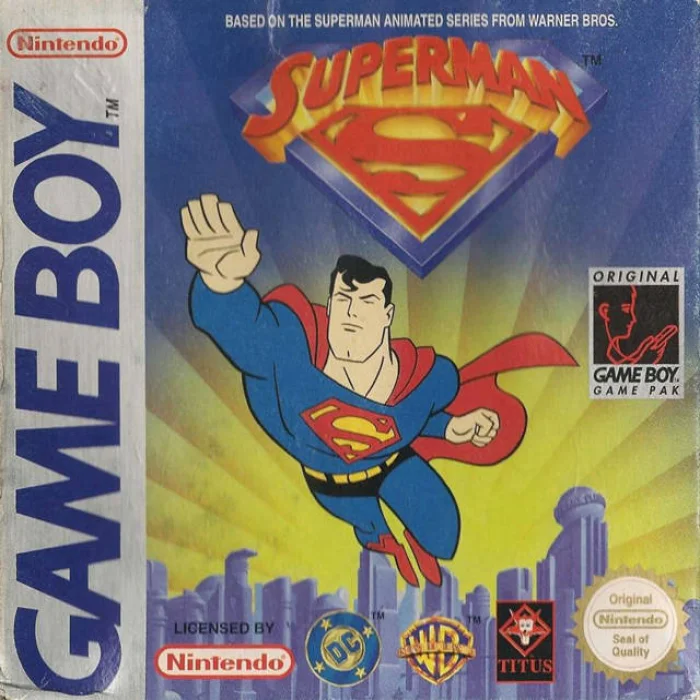 Jaquette de Superman sur Game Boy