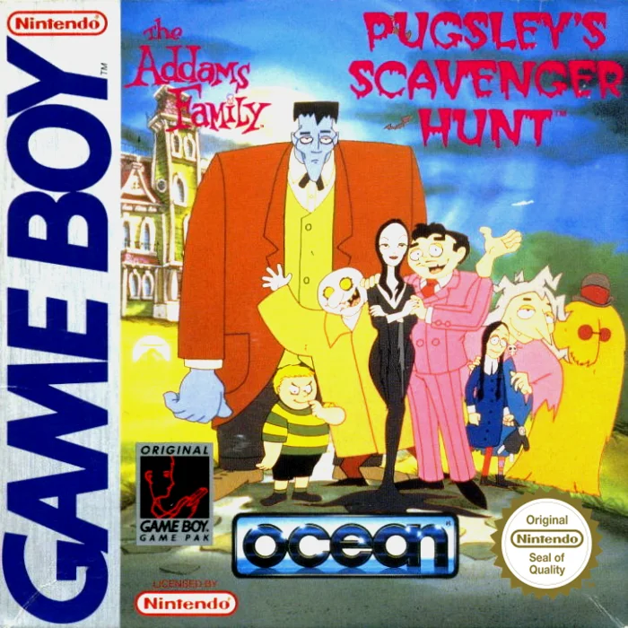 Jaquette de The Addams Family Pugsleys Scavenger Hunt sur Game Boy
