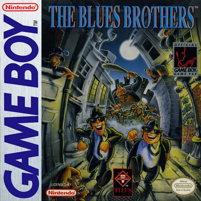 Jaquette de The Blues Brothers sur Game Boy