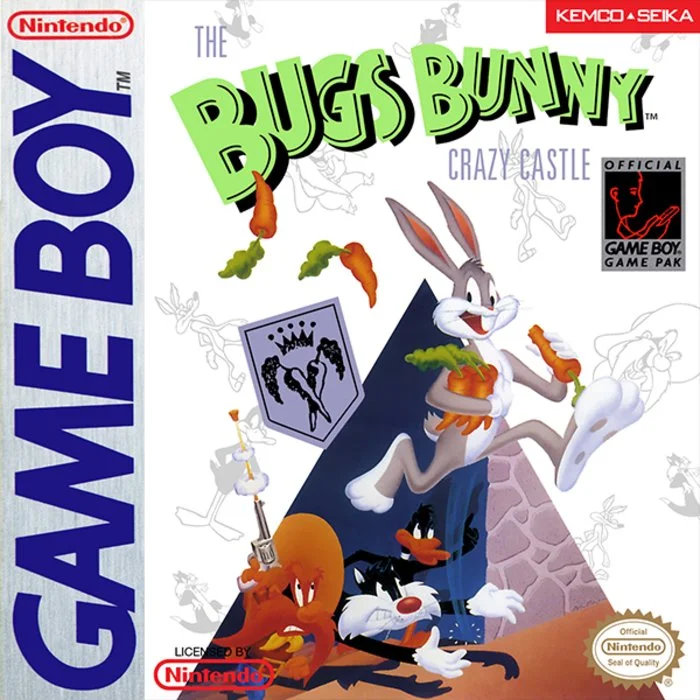 Jaquette de The Bugs Bunny Crazy Castle sur Game Boy