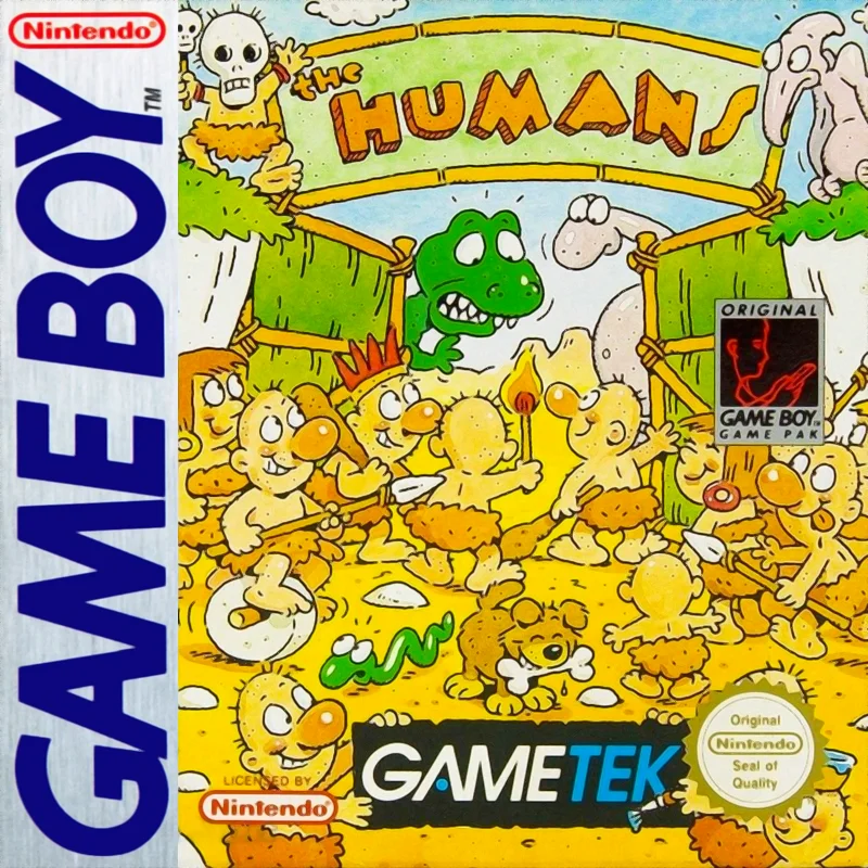 Jaquette de The Humans sur Game Boy