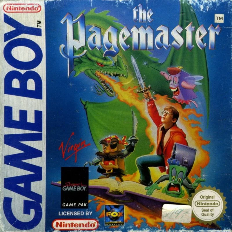 Jaquette de The Pagemaster sur Game Boy
