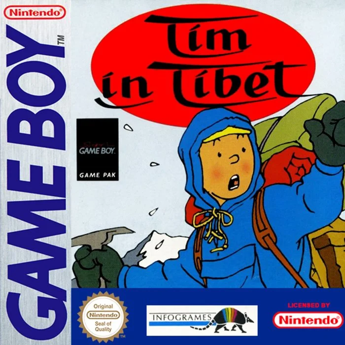 Jaquette de Tintin In Tibet sur Game Boy