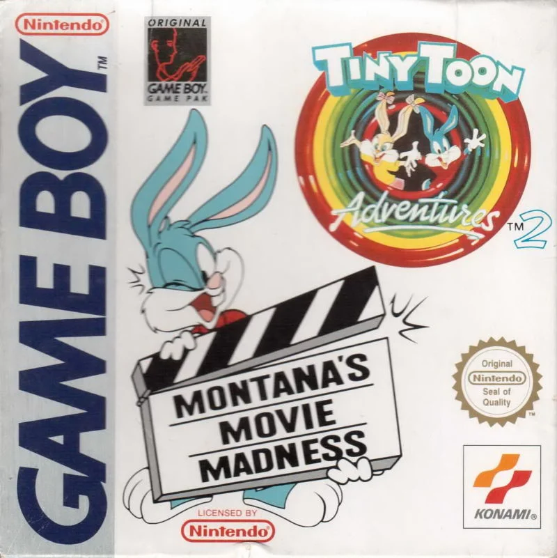 Jaquette de Tiny Toon Adventures 2 Montanas Movie Madness sur Game Boy