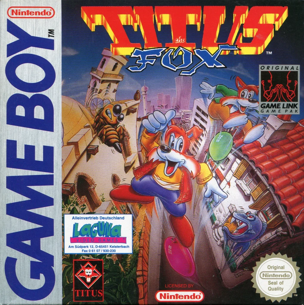 Jaquette de Titus the Fox To Marrakech and Back sur Game Boy