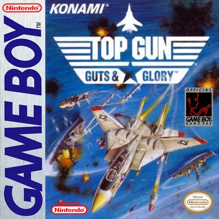 Jaquette de Top Gun Guts Glory sur Game Boy