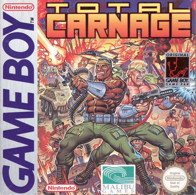 Jaquette de Total Carnage sur Game Boy