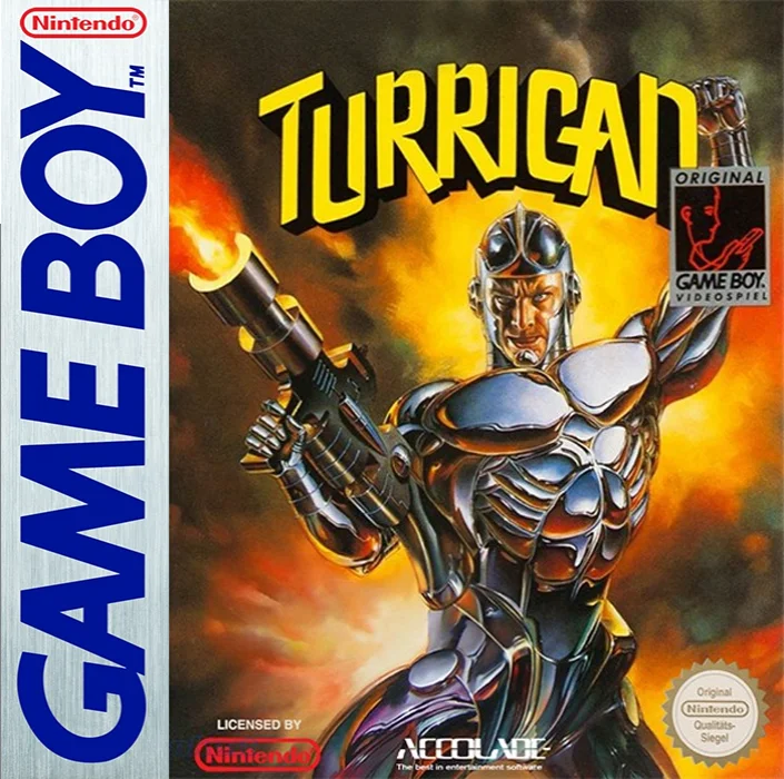 Jaquette de Turrican sur Game Boy