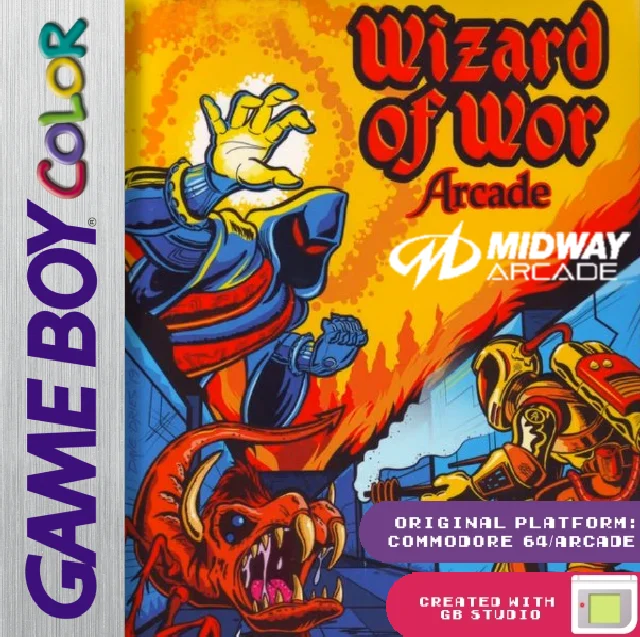 Jaquette de Wizard Of Wor sur Game Boy