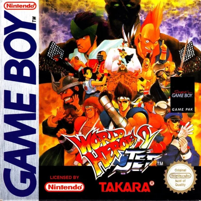 Jaquette de World Heroes 2 Jet sur Game Boy