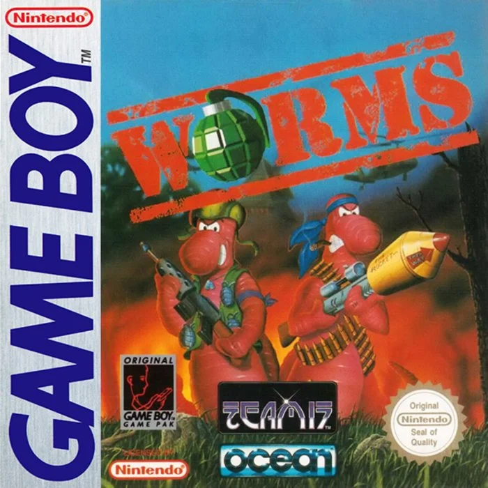 Jaquette de Worms sur Game Boy