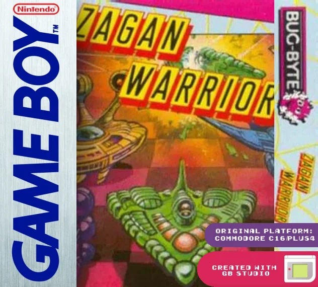 Jaquette de Zagan Warrior sur Game Boy